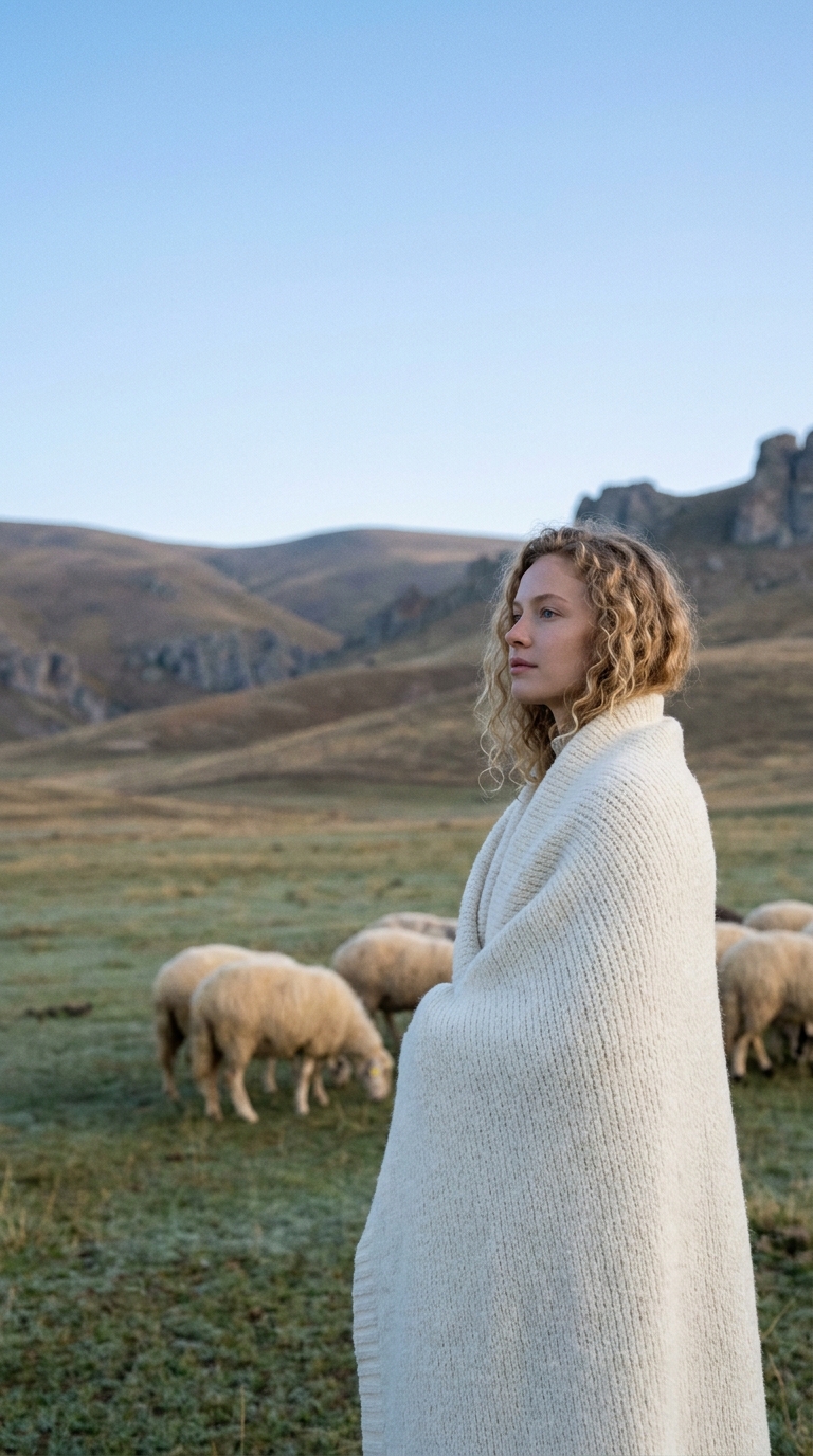 BERF WOOL Hikayesi — Çoban Kadın ve Koyunlar